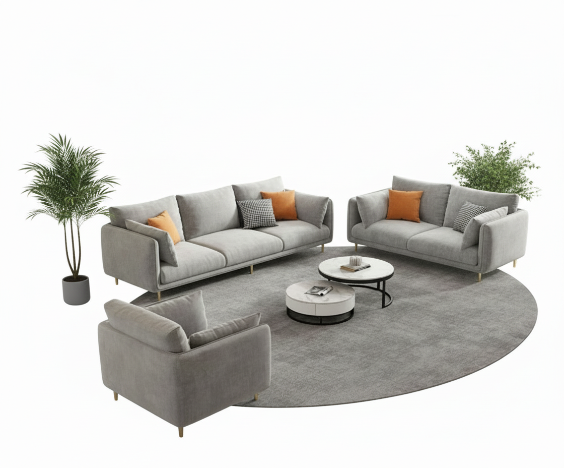 Willow 6 Seater Sofa Set