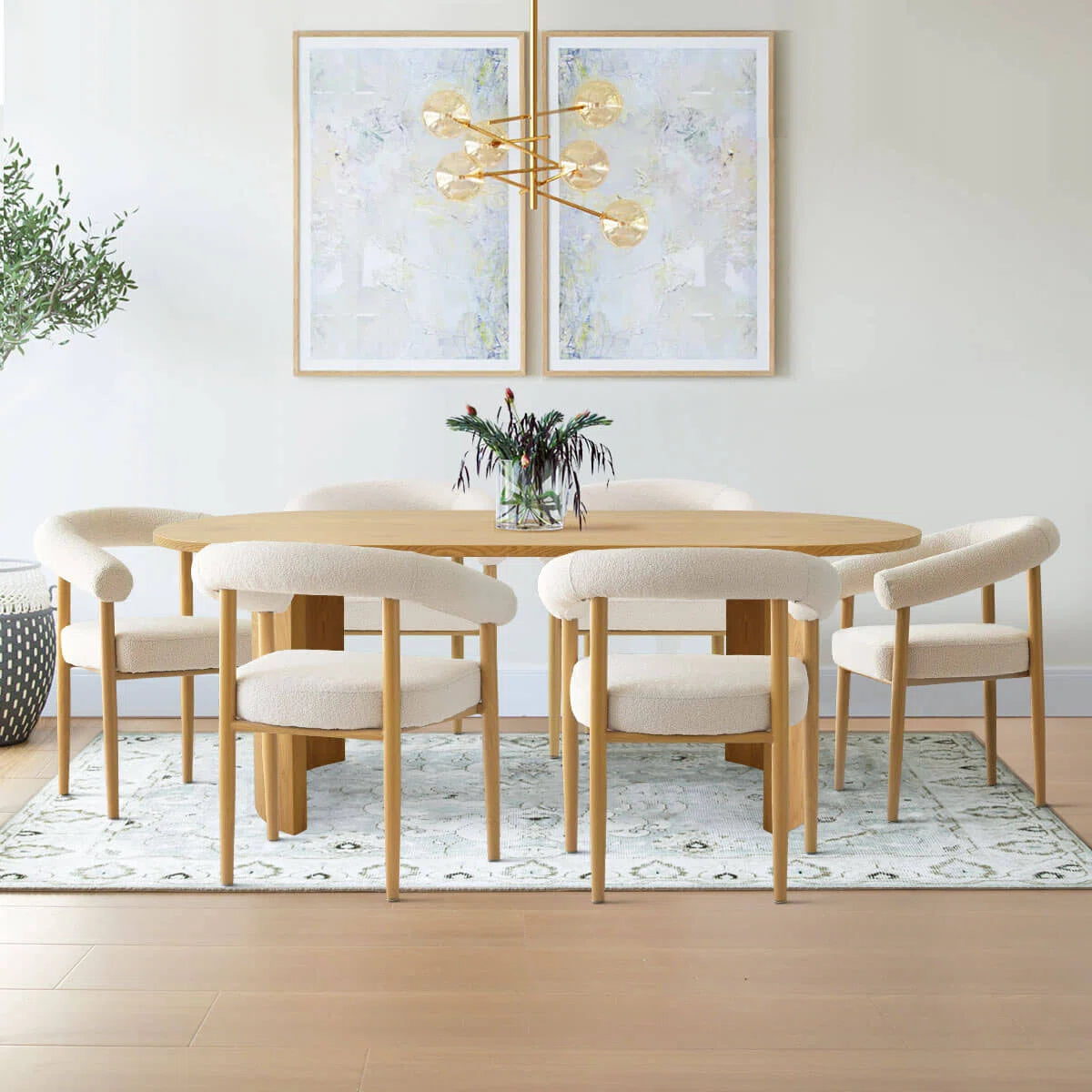 Solaze Dining Set 6 Seater
