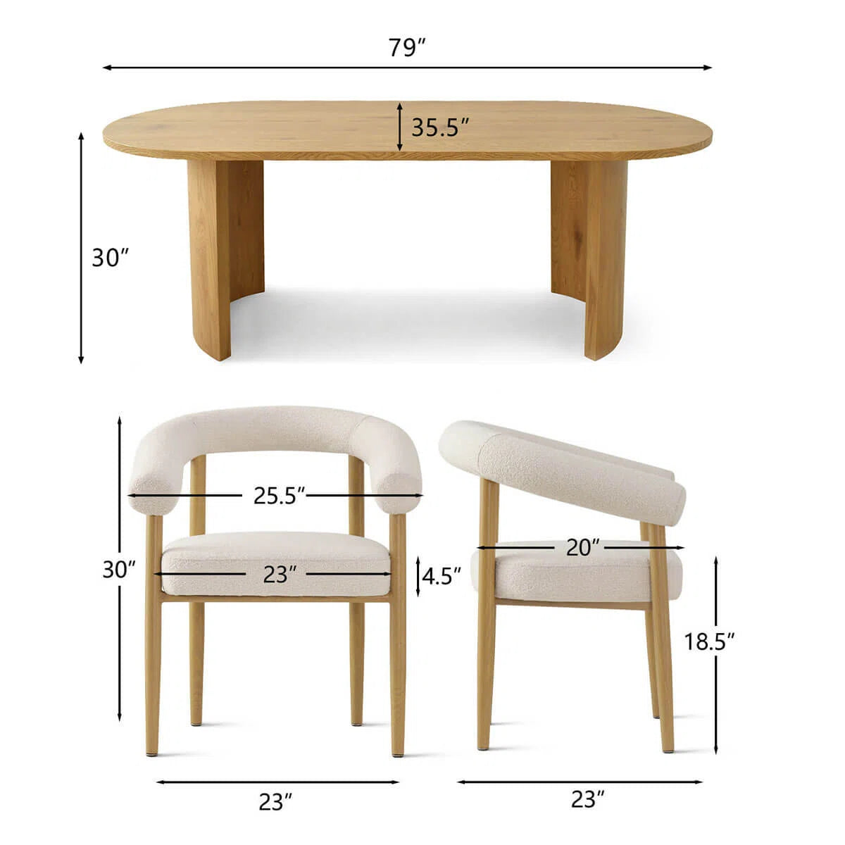 Solaze Dining Set 6 Seater