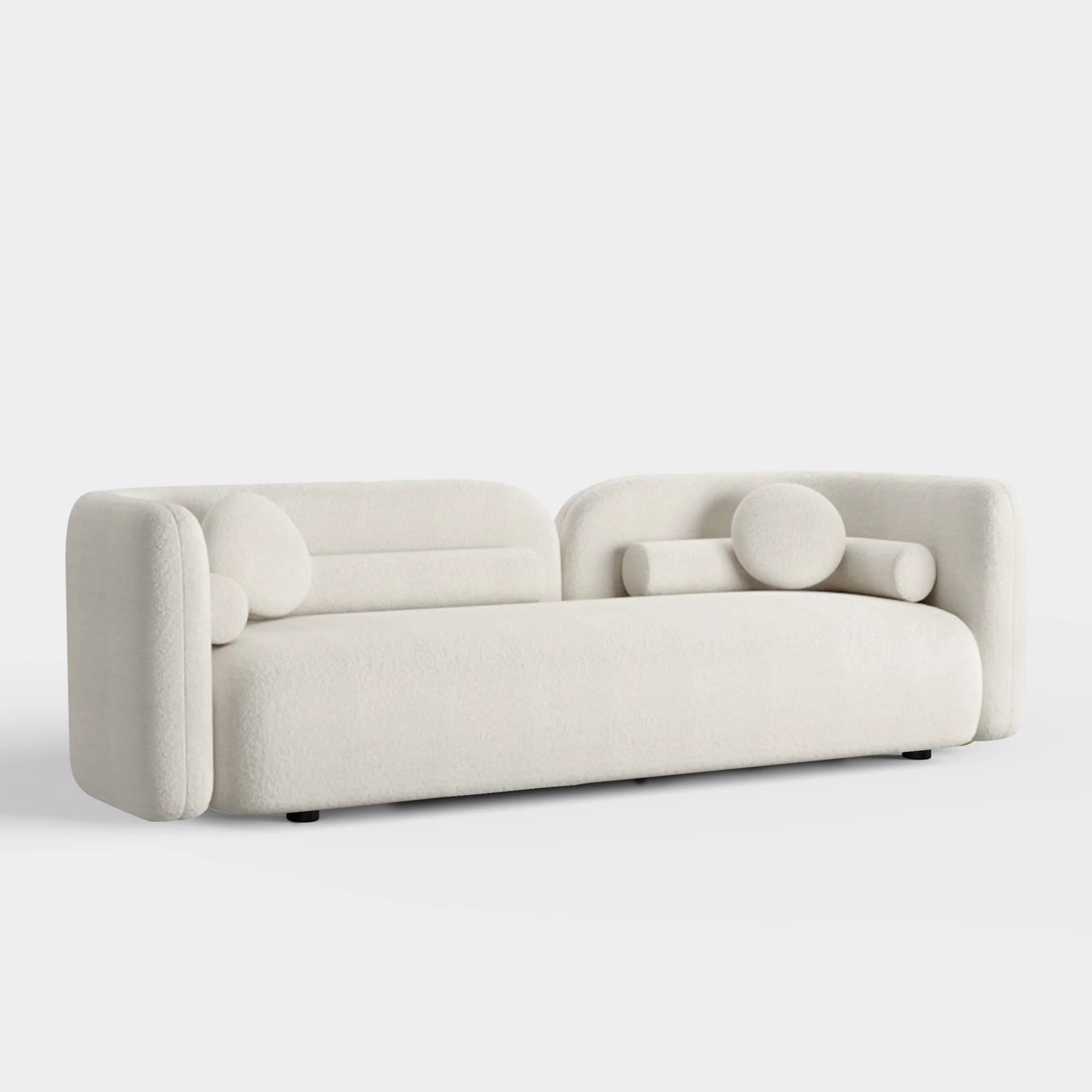 Susan Boucle 3 Seater Sofa