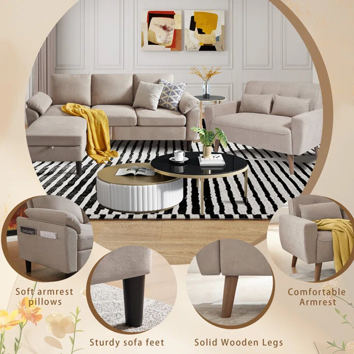 Lamaya 3+2+1 Seater Sofa Set