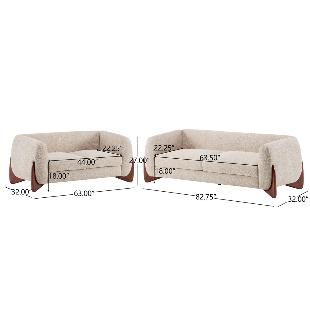 Daniel Boucle 5 Seater Sofa