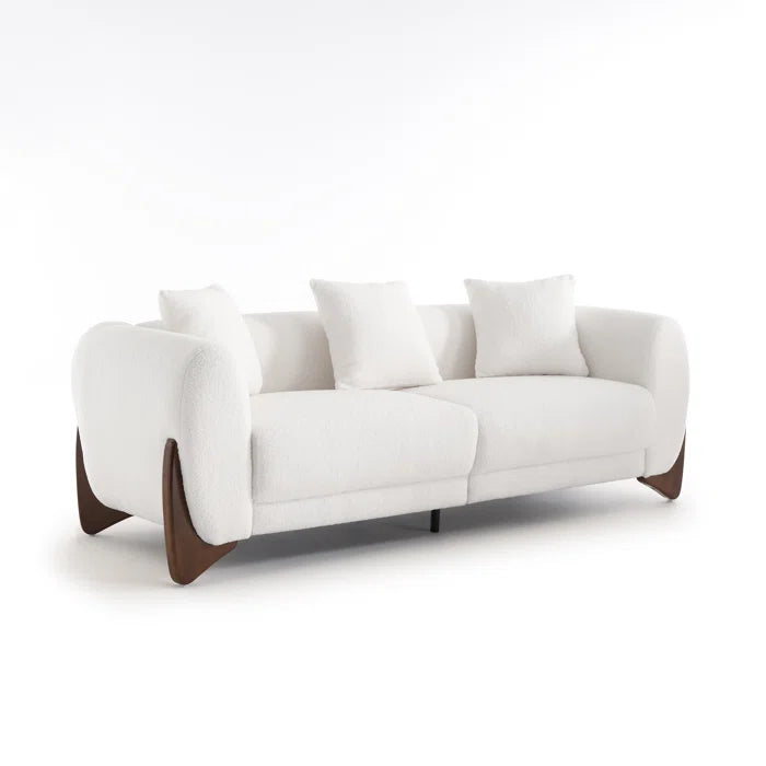 Modern Boucle 5 Seater Sofa Set