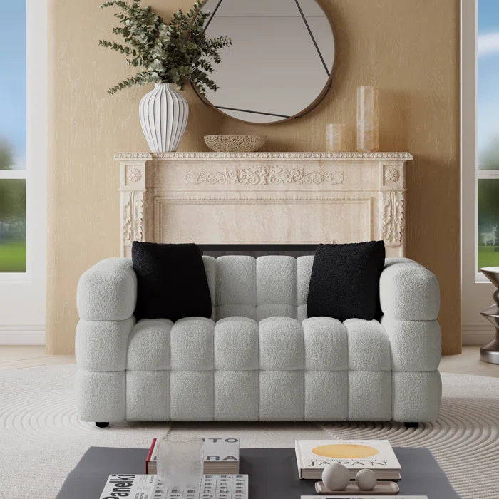 Mark Boucle 5 Seater Sofa Set