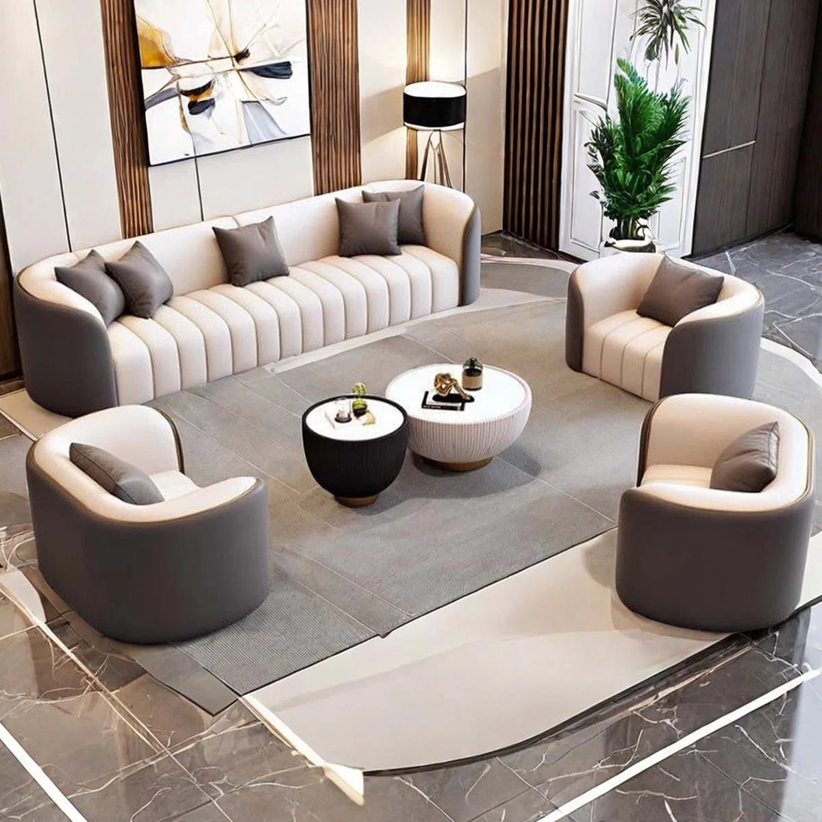 Branach 6 Seater Sofa Set