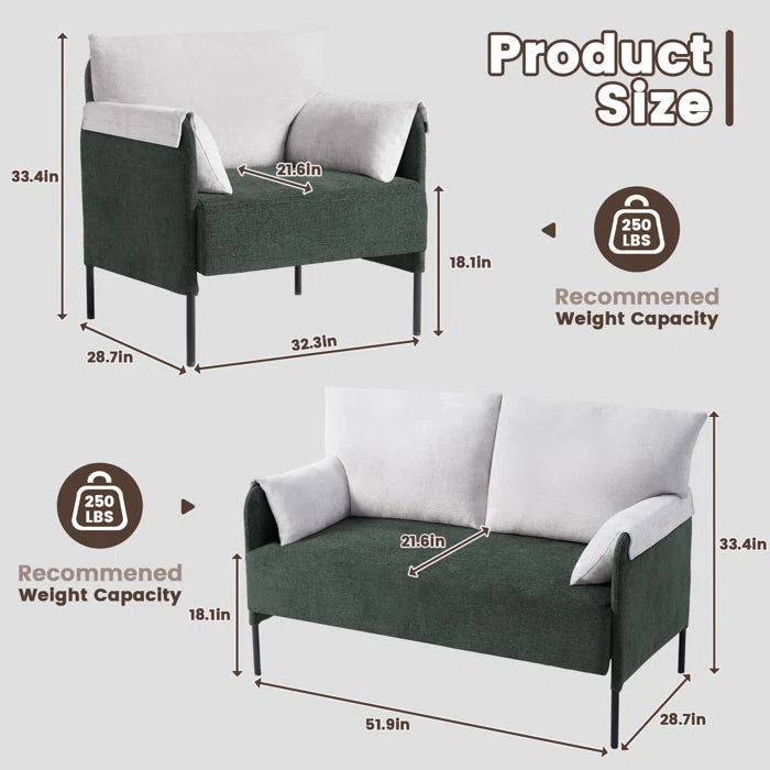 Charles 4 Seater Sofa Set