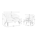 Hendrix 4 Seater Sofa Set