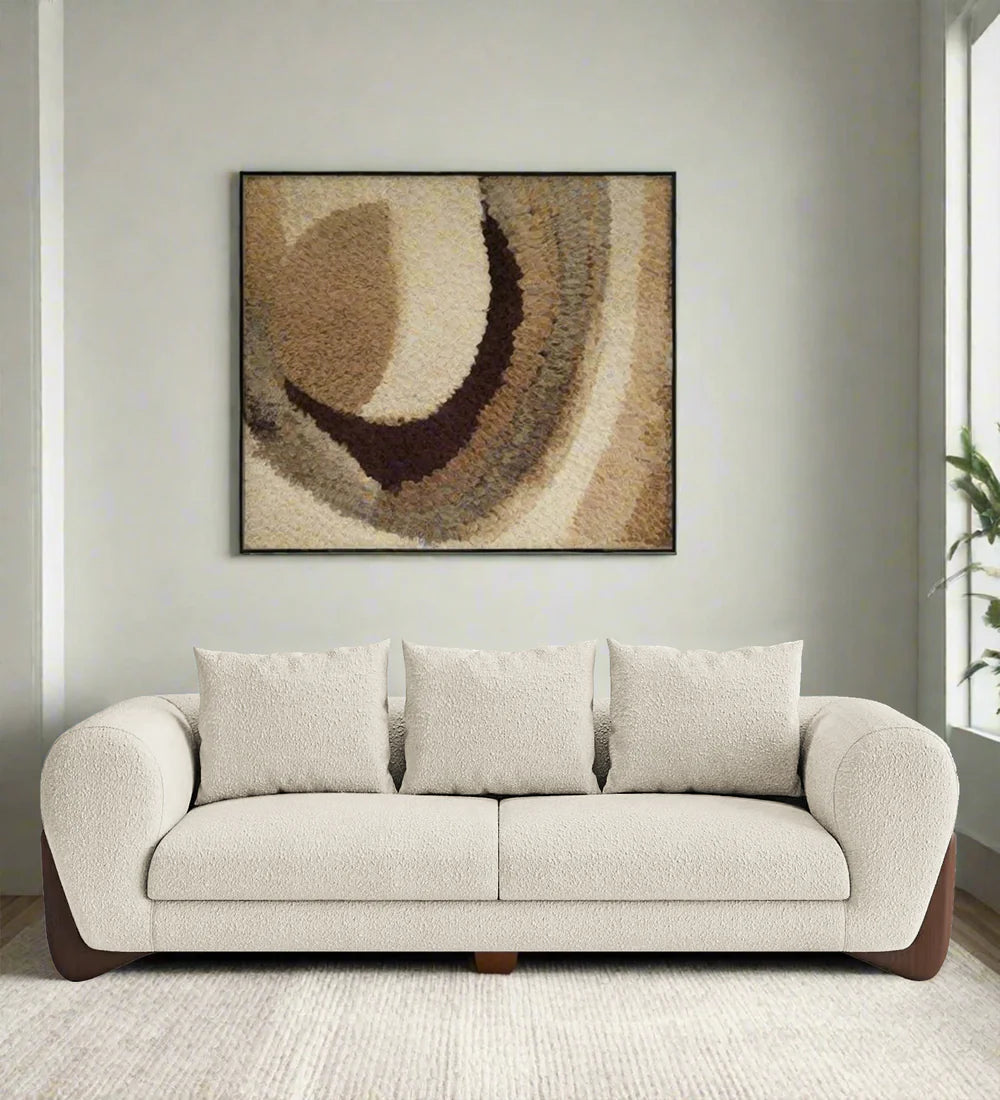 Daniel Boucle 3 Seater Sofa