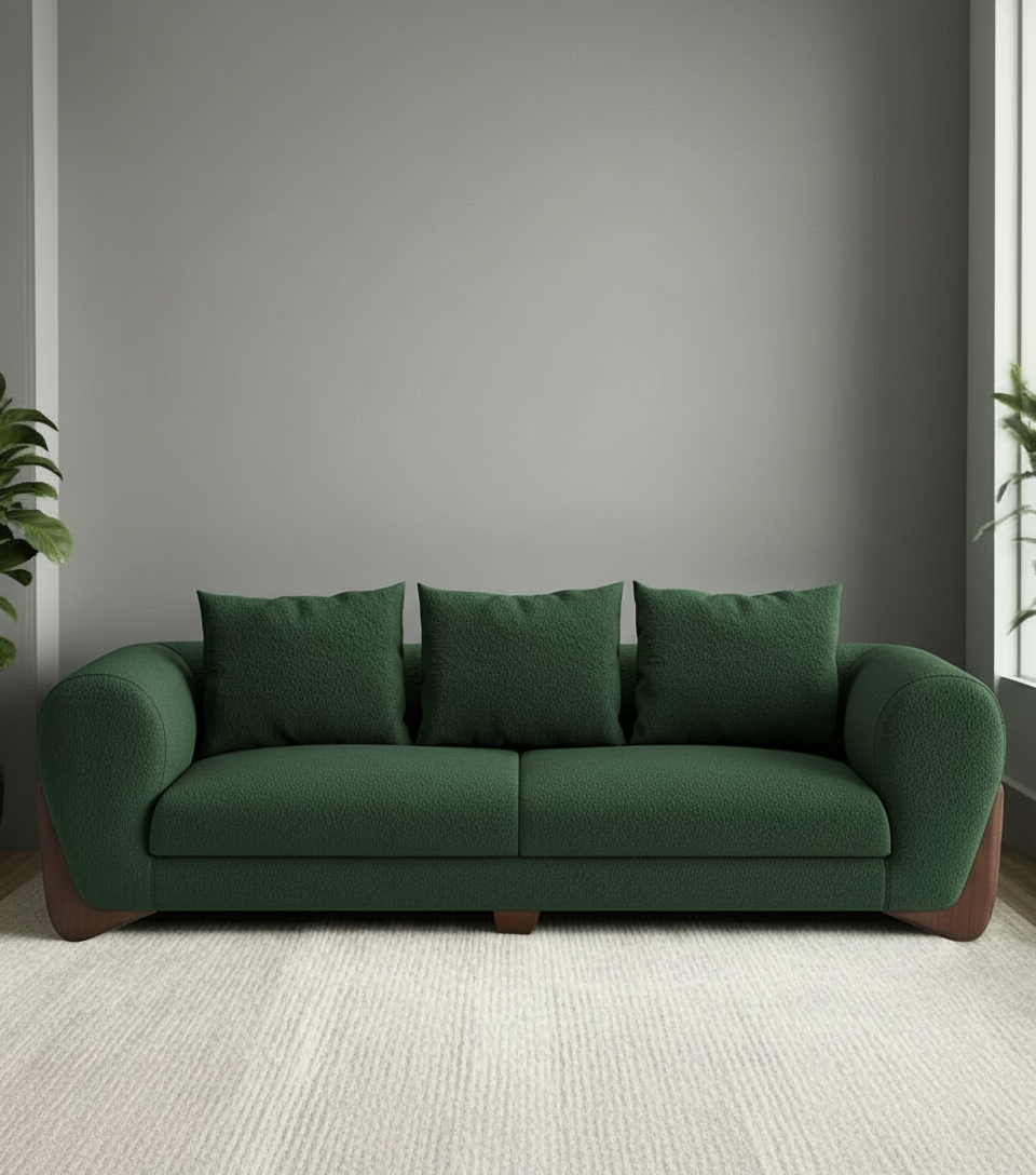 Daniel Boucle 3 Seater Sofa