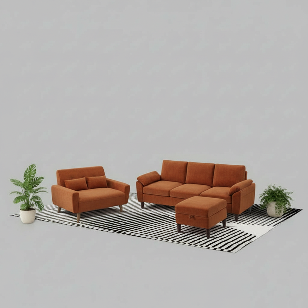 Lamaya 3+2+1 Seater Sofa Set