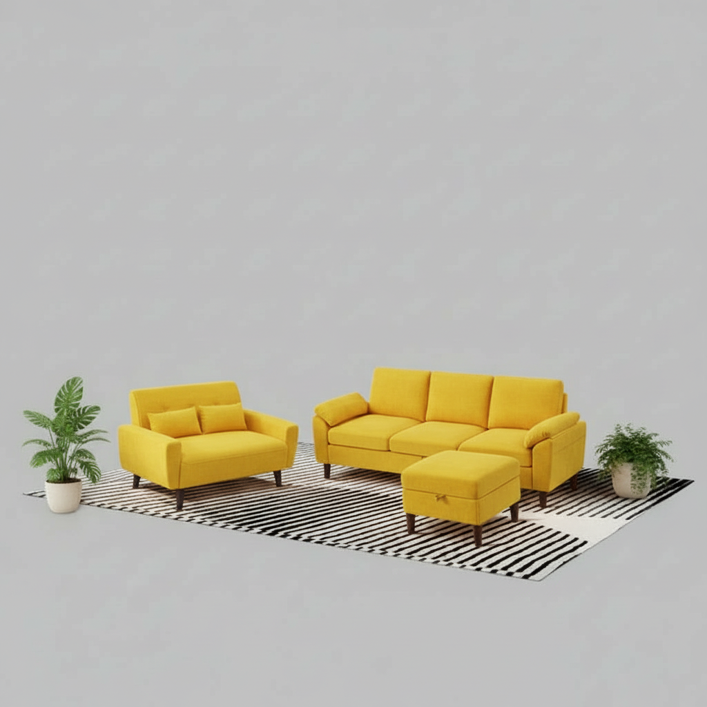 Lamaya 3+2+1 Seater Sofa Set