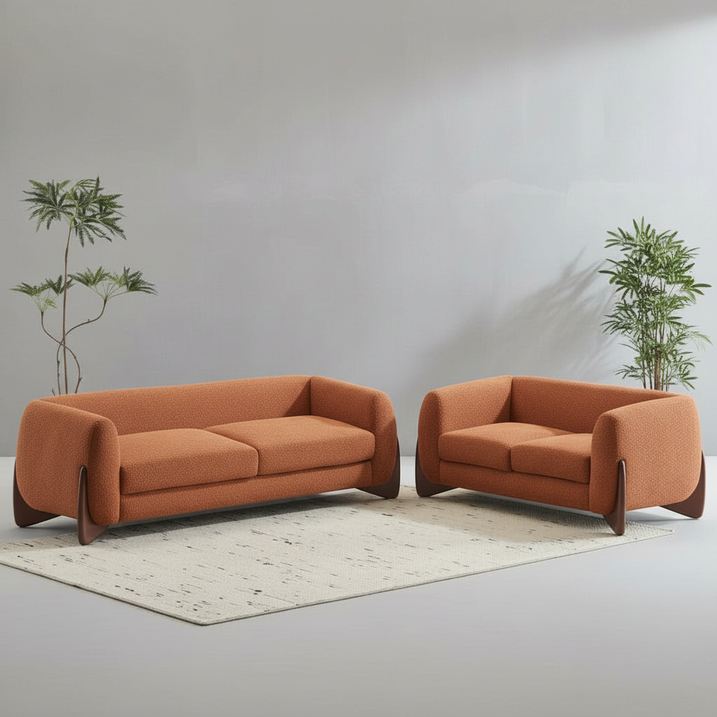 Daniel Boucle 5 Seater Sofa