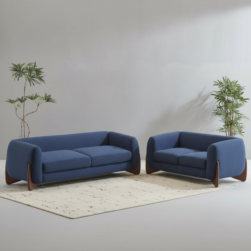 Daniel Boucle 5 Seater Sofa