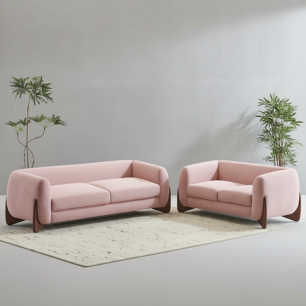 Daniel Boucle 5 Seater Sofa