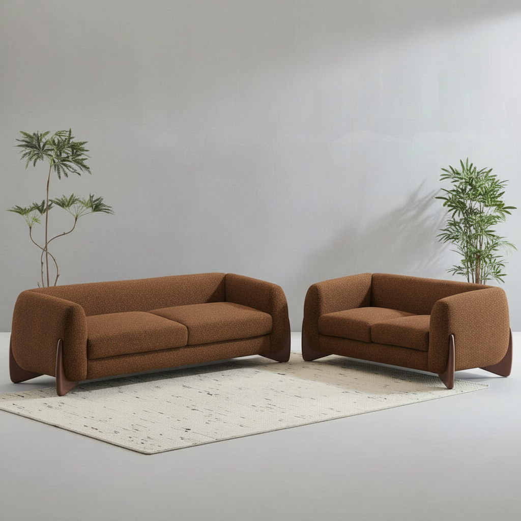 Daniel Boucle 5 Seater Sofa